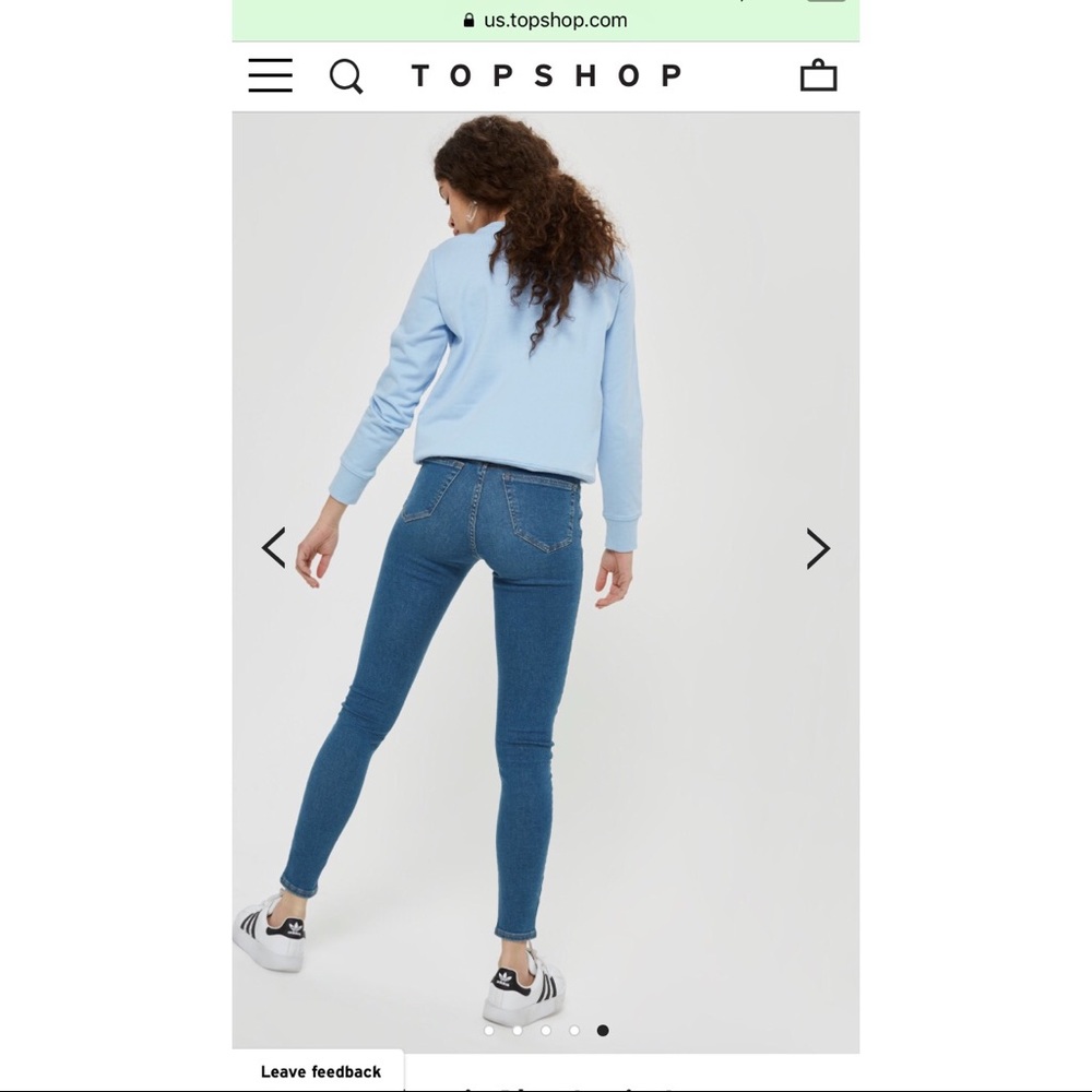 Topshop High-Waisted “Jamie” Jeans